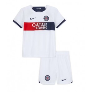 Lacne Dětský Futbalové dres Paris Saint-Germain 2023-24 Krátky Rukáv - Preč (+ trenírky)